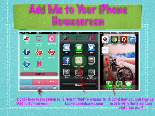 Add mobile app to iphone and ipad homescreen